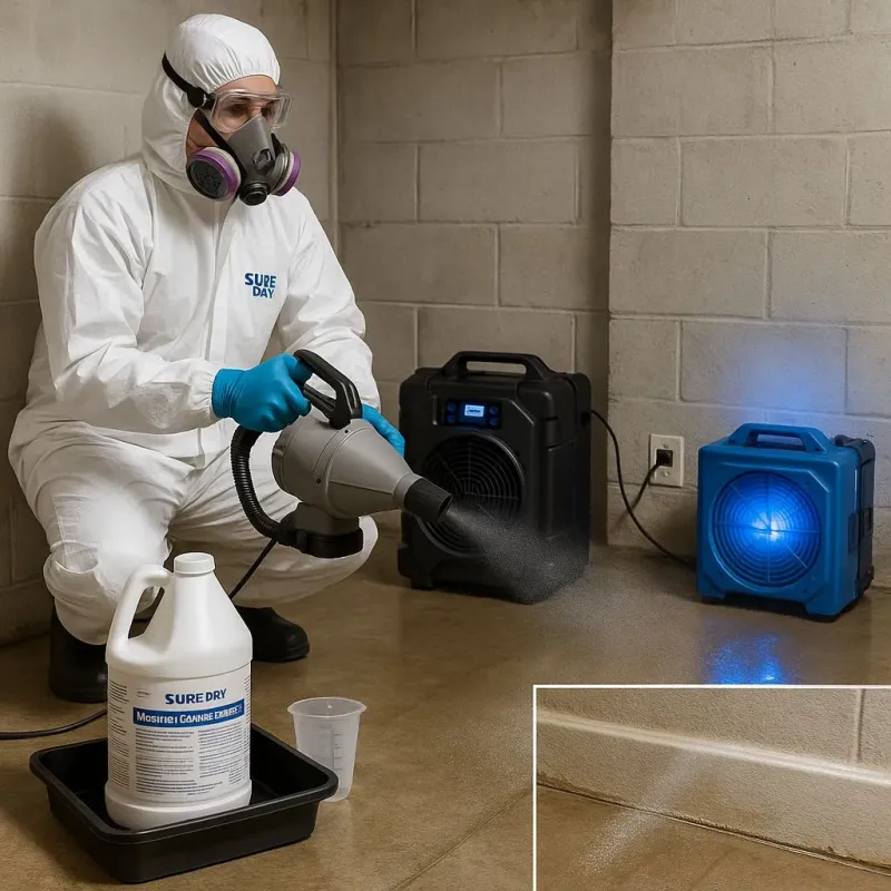 Sanitization and Odor Removal process in Spring House, PA