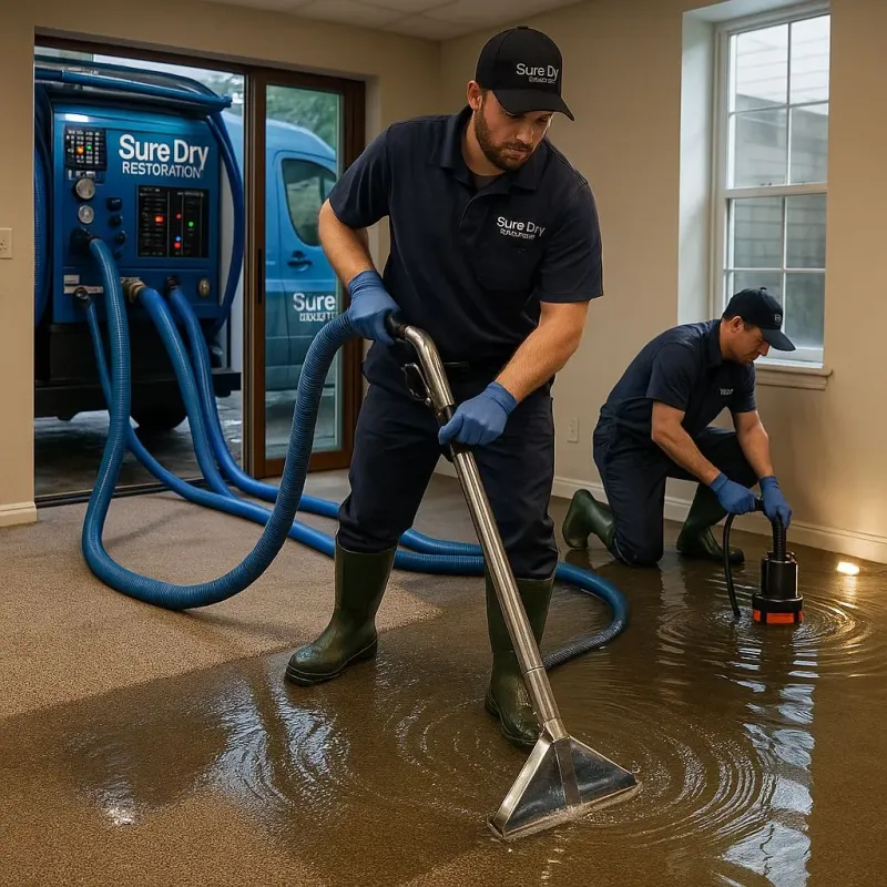Water Extraction and Removal process in Spring House, PA